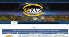 Desktop Screenshot of epfans.ch